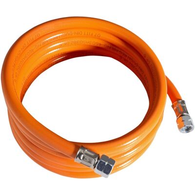 Campingaz - 2000034509 - 80 cm - connettori 1/4" - propano/butano - Tubo gas Campingaz - 2000034509 - 80 cm - connettori 1/4" - propano/butano - Tubo gas