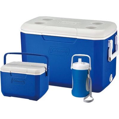 Coleman Polylite 48 QT + 5 QT Suorituskykyjäähdytin + 1/2 gallona Suorituskyky Coleman Polylite 48 QT + 5 QT Suorituskykyjäähdytin + 1/2 gallona Suorituskyky