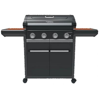 CAMPINGAZ 2000038423 - Barbecue gaz - Gaz de haute qualité - Pour 12-18 personnes - Sur chariot - Matière de la cuve en acier émaillé - Publicité CAMPINGAZ 2000038423 - Barbecue gaz - Gaz de haute qualité - Pour 12-18 personnes - Sur chariot - Matière de la cuve en acier émaillé - Publicité