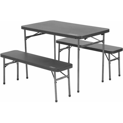 Mesa de camping Coleman Preta - Dobrável, 4 Lugares, Aço, Leve Mesa de camping Coleman Preta - Dobrável, 4 Lugares, Aço, Leve