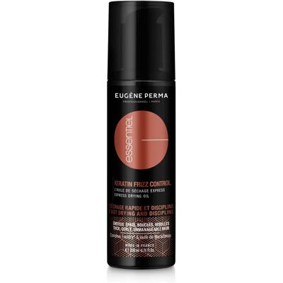 Huile anti-frizz Keratin Frizz Control de Eugène Perma Essentiel - 200ml - Publicité Huile anti-frizz Keratin Frizz Control de Eugène Perma Essentiel - 200ml - Publicité