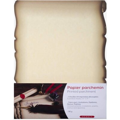 J. Herbin Elfenbein Kaligraphiepapier - 5 Blätter A4 - 90g J. Herbin Elfenbein Kaligraphiepapier - 5 Blätter A4 - 90g
