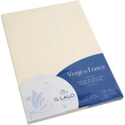 G. Lalo 41416L Carta Vergé Avorio - Carta G. Lalo 41416L Carta Vergé Avorio - Carta