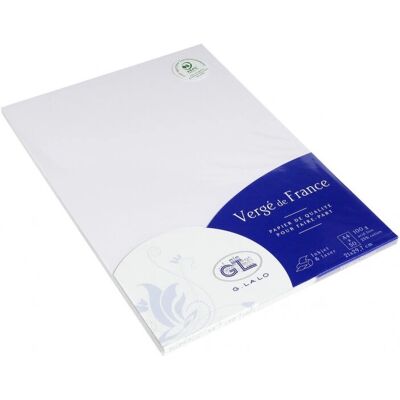 Clairefontaine 47200L konstnärspapper - Högkvalitativt Vergé - 50 ark Clairefontaine 47200L konstnärspapper - Högkvalitativt Vergé - 50 ark