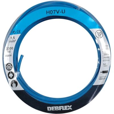 Cavo rigido in rame Debflex - 1,5mm², 10m - Cavo elettrico Cavo rigido in rame Debflex - 1,5mm², 10m - Cavo elettrico