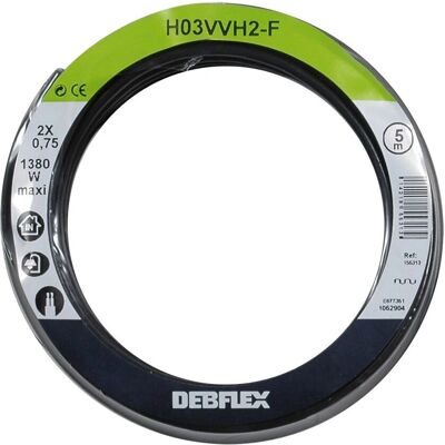 Câble souple Debflex H03VVH2-F 2x0,75mm² - Câble Câble souple Debflex H03VVH2-F 2x0,75mm² - Câble