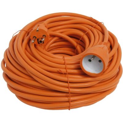 Extensión de jardín naranja Debflex 40m, 16A, HO5VV-F Extensión de jardín naranja Debflex 40m, 16A, HO5VV-F