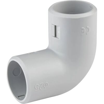 Debflex Buisfittingen - 2 Hoeken, 25mm, Grijs Debflex Buisfittingen - 2 Hoeken, 25mm, Grijs