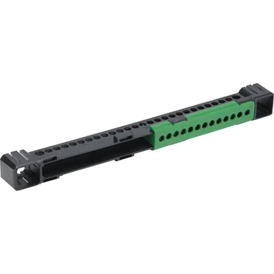 Bornier eléctrico DEBFLEX - 13 bornes - Verde Bornier eléctrico DEBFLEX - 13 bornes - Verde