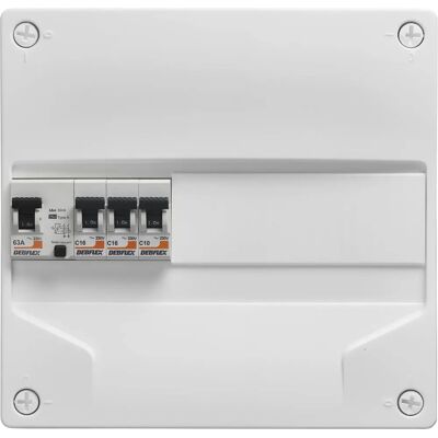 Debflex 707642 Set Elettrico Pre-cablato - 63A, 10A, 16A Debflex 707642 Set Elettrico Pre-cablato - 63A, 10A, 16A