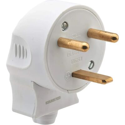 DEBFLEX 713420 Männlicher Stecker 2P+T 20A Weiß DEBFLEX 713420 Männlicher Stecker 2P+T 20A Weiß