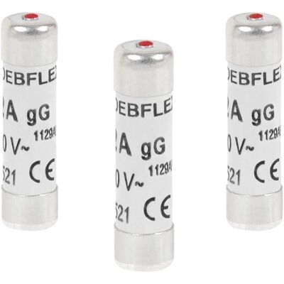 DEBFLEX Modèle 715316 Fusibles en céramique - 16A, 8,5x31,5mm DEBFLEX Modèle 715316 Fusibles en céramique - 16A, 8,5x31,5mm