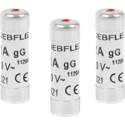 Debflex 715346 Keramik-Sicherung mit Anzeige 10,3x31,5mm 20A Debflex 715346 Keramik-Sicherung mit Anzeige 10,3x31,5mm 20A