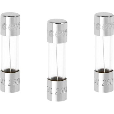 DEBFLEX Modèle 5x20 Fusible en Verre à Fusion Rapide - 5A 250V - Pack de 3 DEBFLEX Modèle 5x20 Fusible en Verre à Fusion Rapide - 5A 250V - Pack de 3