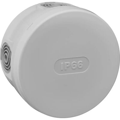 Boîte de dérivation étanche Debflex - IP66 - Ø85 - Grise - Publicité Boîte de dérivation étanche Debflex - IP66 - Ø85 - Grise - Publicité