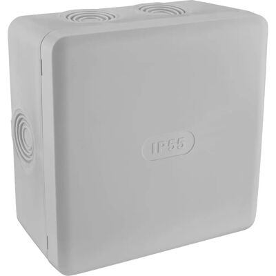Boîte de Dérivation Étanche DEBFLEX 115x115x55mm - IP55 - Publicité Boîte de Dérivation Étanche DEBFLEX 115x115x55mm - IP55 - Publicité