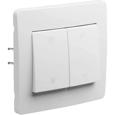 Interrupteur Debflex Diam2 Blanc - Contrôle de Volets Roulants Interrupteur Debflex Diam2 Blanc - Contrôle de Volets Roulants