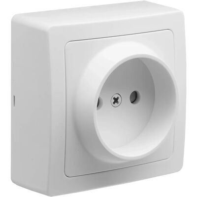 Presa Debflex a Superficie Bianca 2P 16A - Presa elettrica Presa Debflex a Superficie Bianca 2P 16A - Presa elettrica