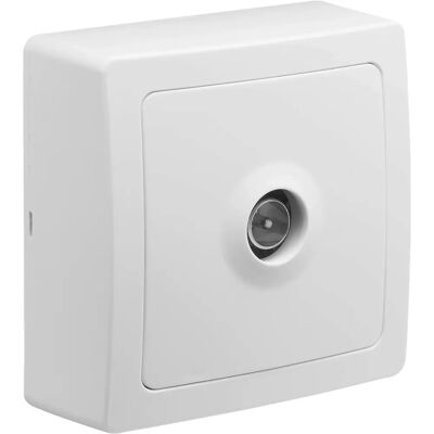Debflex Presa TV Bianca a Parete - Tipo di Presa Debflex Presa TV Bianca a Parete - Tipo di Presa