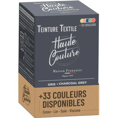 Teinture textile Haute Couture Gris Charbon - Haute Couture - Publicité Teinture textile Haute Couture Gris Charbon - Haute Couture - Publicité