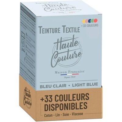 Teinture textile Haute Couture bleu clair - Teinture textile - Publicité Teinture textile Haute Couture bleu clair - Teinture textile - Publicité