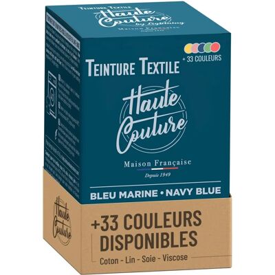 Teinture textile haute couture - Bleu marine - 350g - Publicité Teinture textile haute couture - Bleu marine - 350g - Publicité