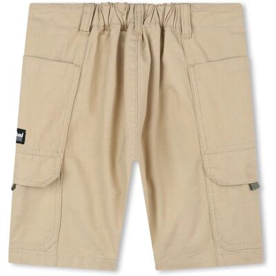 Shorts Bermuda con logo fantasia Timberland - Stone Shorts Bermuda con logo fantasia Timberland - Stone