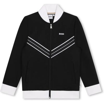 BOSS GARCON 6A Bomull Zippad Sweatshirt - Sweatshirt BOSS GARCON 6A Bomull Zippad Sweatshirt - Sweatshirt