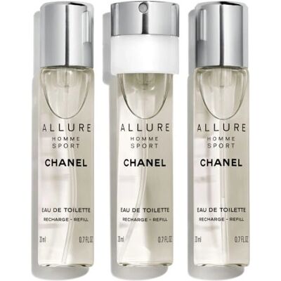 Chanel Allure Homme Sport - Eau De Toilette, 3 Refills Chanel Allure Homme Sport - Eau De Toilette, 3 Refills