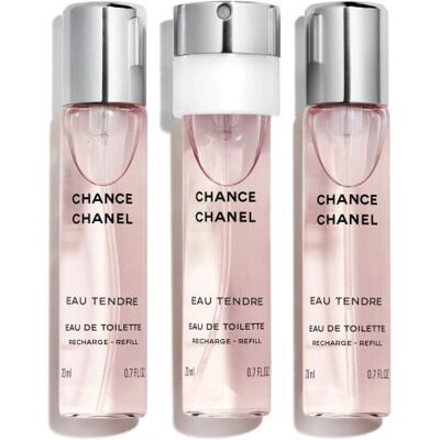 Chanel Chance Eau Tendre Tuotesetti 3 kappaletta - Tuoksun täyte Chanel Chance Eau Tendre Tuotesetti 3 kappaletta - Tuoksun täyte
