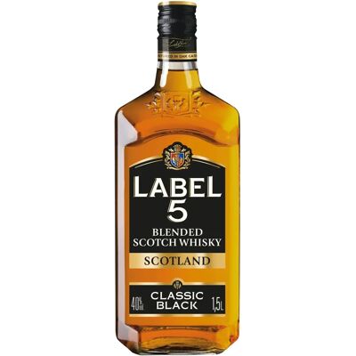 Whisky Écosse Label 5 - 1,5L - Écosse - Whisky Mélangé - Publicité Whisky Écosse Label 5 - 1,5L - Écosse - Whisky Mélangé - Publicité