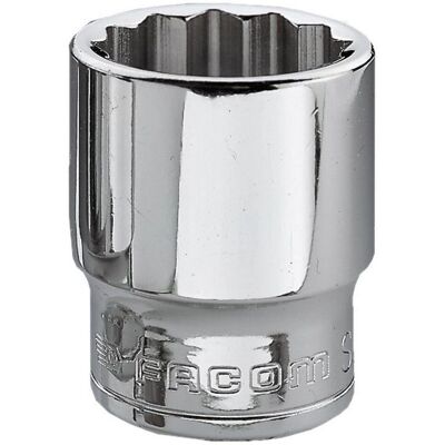 Facom J.1/4 Chrom 12-Punkt Steckschlüssel Facom J.1/4 Chrom 12-Punkt Steckschlüssel