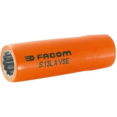 Facom S.19LAVSE - Chave de 12 pontos 19mm - 77mm de comprimento VDE 1000V Facom S.19LAVSE - Chave de 12 pontos 19mm - 77mm de comprimento VDE 1000V