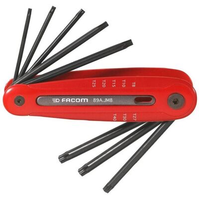 Facom Modello 89a.Jm8 - Set chiavi Torx - Support compatto Facom Modello 89a.Jm8 - Set chiavi Torx - Support compatto