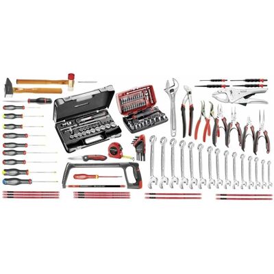 Kit di utensili per meccanici Facom da 122 pezzi - CM 110A Kit di utensili per meccanici Facom da 122 pezzi - CM 110A