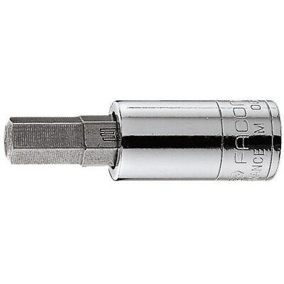 Klucz nasadowy Facom - Wkład sześciokątny 10mm - Długość 37mm - Do ciasnych miejsc Klucz nasadowy Facom - Wkład sześciokątny 10mm - Długość 37mm - Do ciasnych miejsc
