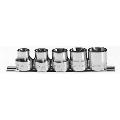 Set di 5 bussole Facom con impugnatura quadrata da 1/2 pollice - Torx E40 Set di 5 bussole Facom con impugnatura quadrata da 1/2 pollice - Torx E40