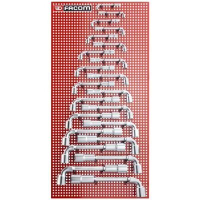 Ensemble de clés à pipe Facom 75.P22M avec 22 pièces - 9 à 32mm - Publicité Ensemble de clés à pipe Facom 75.P22M avec 22 pièces - 9 à 32mm - Publicité