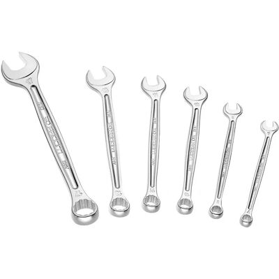 Set di 6 chiavi combinate metriche Facom - Recupero rapido Set di 6 chiavi combinate metriche Facom - Recupero rapido
