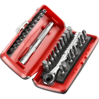 Facom Modell 31-teiliger Sechskant Phillips Pozidriv Torx Schrauberset Facom Modell 31-teiliger Sechskant Phillips Pozidriv Torx Schrauberset