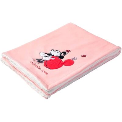 Disney Minnie Rosa Filt - 75x100cm - Polyester Fleece Disney Minnie Rosa Filt - 75x100cm - Polyester Fleece