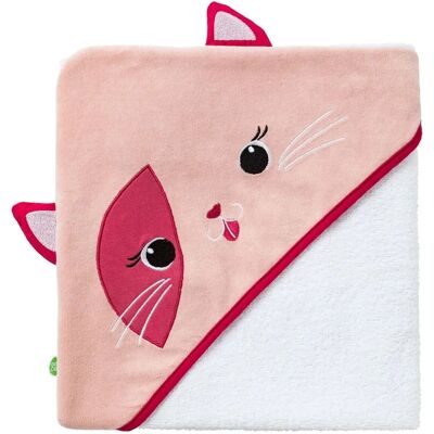 Babycalin Asciugamano con Cappuccio Poncho - 75x75cm Rosa - Asciugamano Poncho con Cappuccio Babycalin Asciugamano con Cappuccio Poncho - 75x75cm Rosa - Asciugamano Poncho con Cappuccio