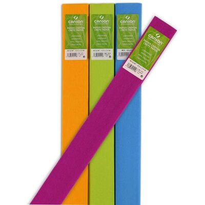 Papier Crépe Canson - 50x250cm - Orange - Matériel Créatif - Publicité Papier Crépe Canson - 50x250cm - Orange - Matériel Créatif - Publicité