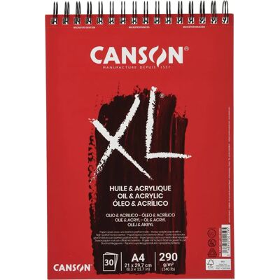 Canson XL Malblock - A4 Öl & Acryl 30 Blatt Canson XL Malblock - A4 Öl & Acryl 30 Blatt