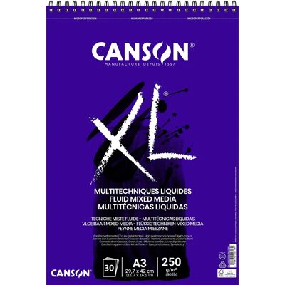 Blocco carta Mixed Media Canson XL - A3 Blocco carta Mixed Media Canson XL - A3