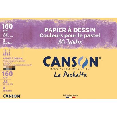 Canson Mi-Teintes Bastelpapier - A3 - Packung mit 2 Canson Mi-Teintes Bastelpapier - A3 - Packung mit 2