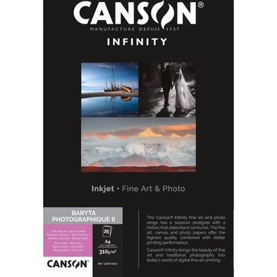 Canson Infinity Baryta Satin Photo Paper A4 - Photo Paper Canson Infinity Baryta Satin Photo Paper A4 - Photo Paper