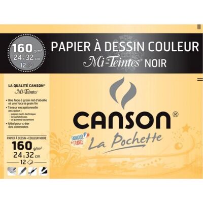 Bloc de papier d'art Canson C200002776 - Assorti - 12 feuilles - Publicité Bloc de papier d'art Canson C200002776 - Assorti - 12 feuilles - Publicité