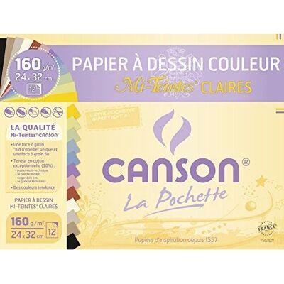 Canson Kunstpapier 12 Blatt - Kunstdruckpapier Canson Kunstpapier 12 Blatt - Kunstdruckpapier