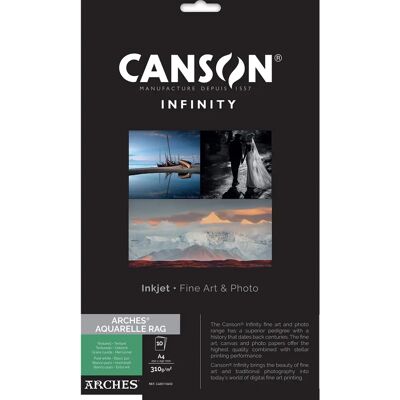 Canson Infinity Arches Aquarelle - 10 sheets A4 310g art paper Canson Infinity Arches Aquarelle - 10 sheets A4 310g art paper